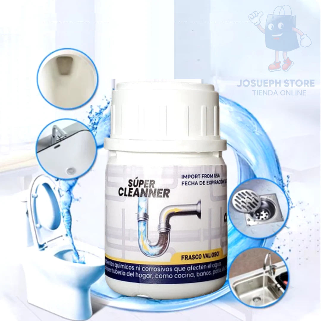 Super Cleanner - DESATORADOR EN POLVO PARA TUBERIAS 140gr
