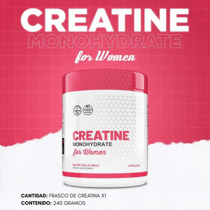 💪 Creatina Monohidratada para Mujeres Old School