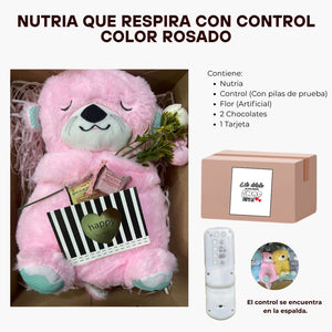Nutria Dormilona con control - Rosado