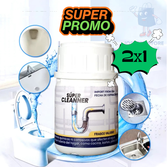 Super Cleanner - DESATORADOR EN POLVO PARA TUBERIAS 140gr