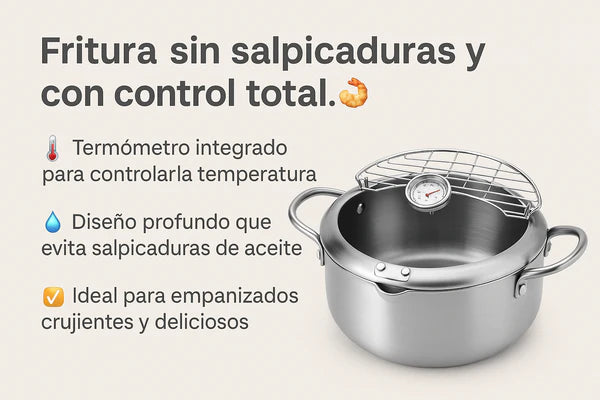 OLLA JAPONESA PARA FRITURAS 3.4L