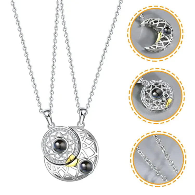 COLLAR SOL Y LUNA EN 100 IDIOMAS